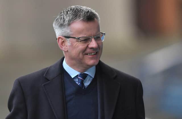 Rangers managing director Stewart Robertson was asked to recuse himself from SPFL board meeting.