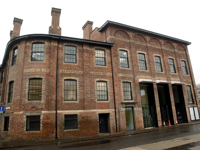 For years the lone remains of the once vast North British Rubber Factory at Castle Mills in Fountainbridge lay derelict and unused. Three years ago Edinburgh Printmakers moved in, transforming the handsome brick building into a modern art studio.