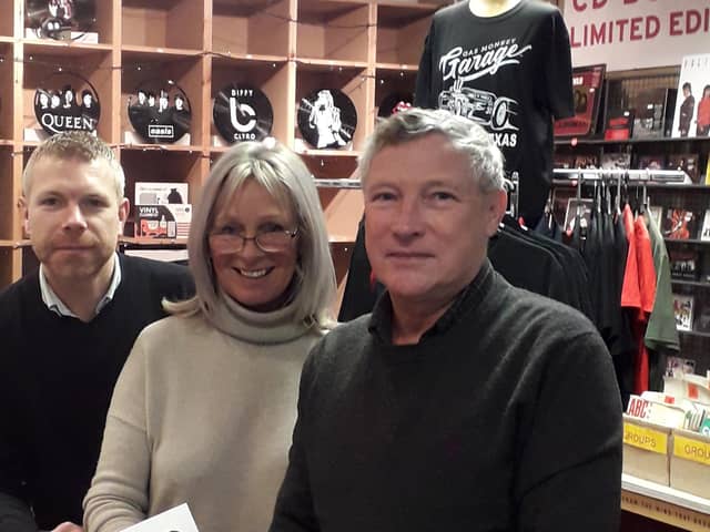 Garry Smith and his wife and business partner Hazel who run Concorde Music in Perth together and their son Craig (Photo: Garry Smith).