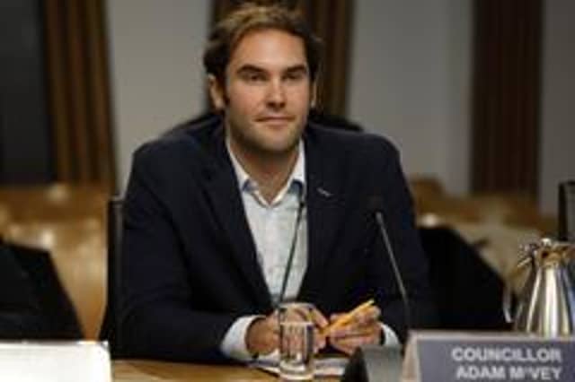 Edinburgh Council leader Adam McVey