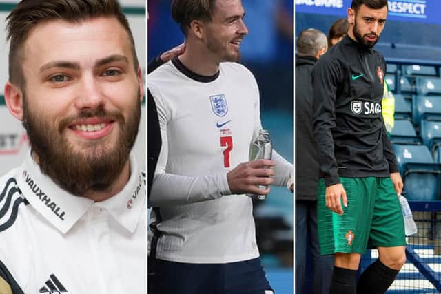 Stuart Dallas, Jack Grealish and Bruno Fernandes all scored high in last season's Fantasy Premier League. Photo credit: All SNS Group.