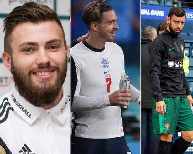 Stuart Dallas, Jack Grealish and Bruno Fernandes all scored high in last season's Fantasy Premier League. Photo credit: All SNS Group.