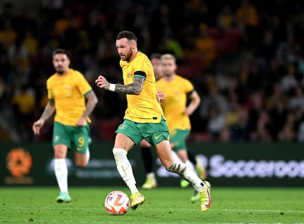 Australia and Hibs forward Martin Boyle is fighting to overcome a knee injury.