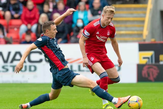 Aberdeen face Ross County in a game which could determine who gets into the top six. (Photo by Ross Parker / SNS Group)