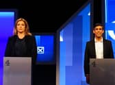 Candidates from the previous leadership contest, Penny Mourdant (left), Rishi Sunak (centre) and Liz Truss (right). Picture: PA