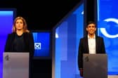 Candidates from the previous leadership contest, Penny Mourdant (left), Rishi Sunak (centre) and Liz Truss (right). Picture: PA