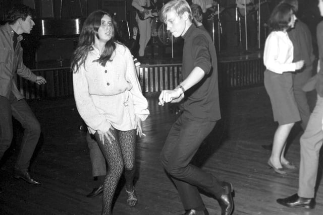 Young people dancing at the Edinburgh Palais, 1965.