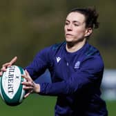 Francesca McGhie during a Scotland Women training session at the Oriam this week. (Photo by Ross Parker / SNS Group)