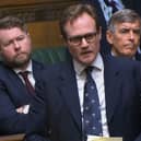 Tom Tugendhat speaking during the debate on the situation in Afghanistan in the House of Commons