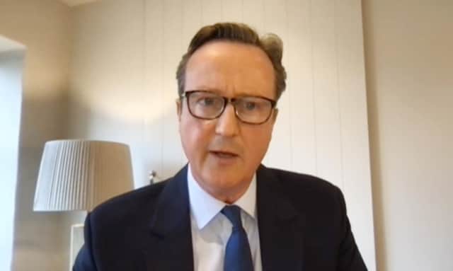 David Cameron has denied any wrongdoing over his lobbying of the UK government on behalf of Greensill Capital (Picture: House of Commons/PA)