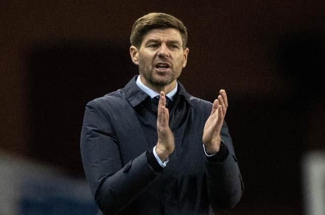 Rangers manager Steven Gerrard has praised how his side has coped with injuries and suspensions. (Photo by Craig Williamson / SNS Group)
