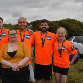 The OEG team with Kirsty