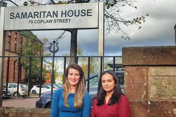 Sarah Foster, director, and Amerdeep Dhami, solicitor, from the Scottish Child Law Centre.