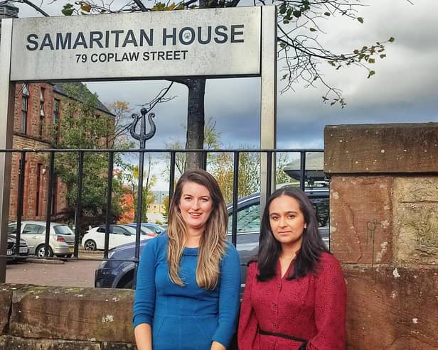 Sarah Foster, director, and Amerdeep Dhami, solicitor, from the Scottish Child Law Centre.