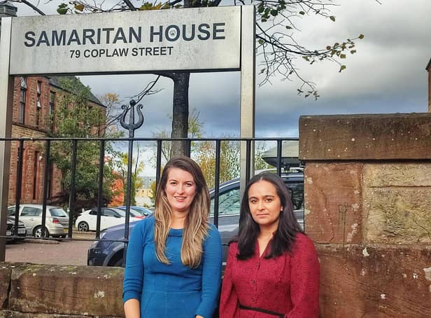Sarah Foster, director, and Amerdeep Dhami, solicitor, from the Scottish Child Law Centre.