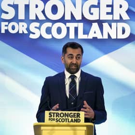 Humza Yousaf is giving a press conference this morning on the Scottish Government's newest independence paper. Picture: Andrew Milligan/PA