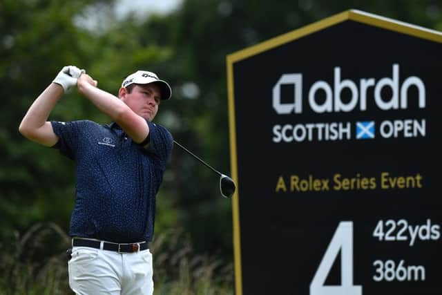 Bob MacIntyre in action during last year's abrdn Scottish Open at The Renaissance Club, where the event is being held for the fourth year running in July. Picture: Mark Runnacles/Getty Images.