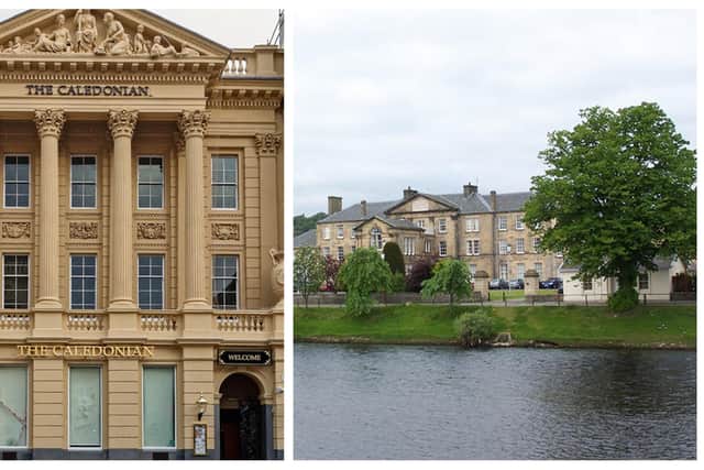The Old Caledonian Bank  (left)  was linked to a wealthy slave-owning family and the old Royal Northern Infirmary  (right) was partly funded by the riches of slave owners. PIC; geograph.org/CC.