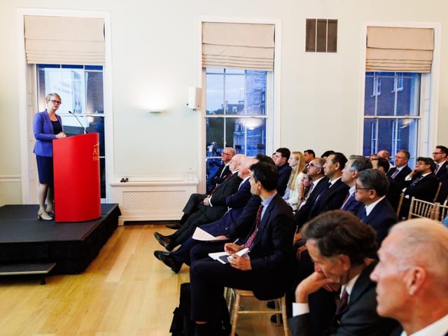 Asia House hosted the event in London.