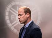 Prince William reacts during his visit to Hearts Football Club in Edinburgh, where he learned about 'The Changing Room' programme launched by the Scottish Association for Mental Health in 2018. (Photo by Jane Barlow / POOL / AFP)