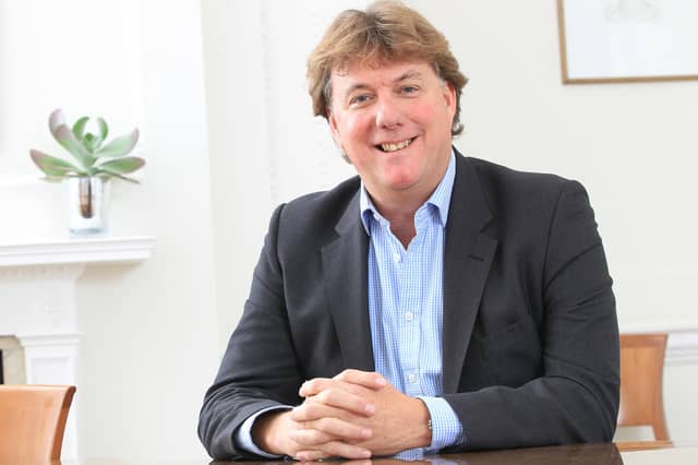 Bruce Dingwall pictured when he was chairman of Trinity Exploration