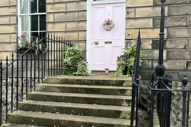 What is so objectionable about this off-white, pink blush door? (Picture: Alan Young)
