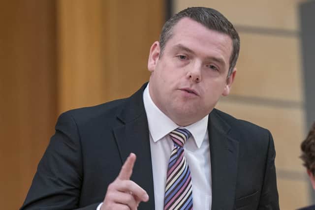 Former Scottish Conservative leader Douglas Ross