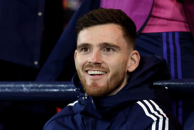 Andy Robertson could play a part for Liverpool against Fulham on Wednesday night.