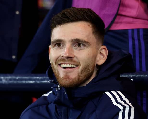 Andy Robertson could play a part for Liverpool against Fulham on Wednesday night.