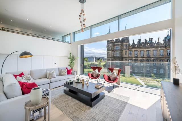 Plot 54 at The Crescent, Donaldsons - Living space. Pic: Chris Humphreys Photography Ltd.