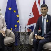Prime Minister Rishi Sunak meets with Ursula von der Leyen during the Cop27 summit at Sharm el-Sheikh, Egypt.  

Rishi Sunak appears to be on the verge of agreeing a Brexit deal aimed at easing trade friction in Northern Ireland as he enters into “final talks” with the European Union.