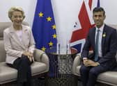 Prime Minister Rishi Sunak meets with Ursula von der Leyen during the Cop27 summit at Sharm el-Sheikh, Egypt.  

Rishi Sunak appears to be on the verge of agreeing a Brexit deal aimed at easing trade friction in Northern Ireland as he enters into “final talks” with the European Union.