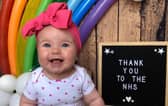 Emily was 'heartbroken' after baby Amelia (pictured) tested positive for coronavirus. Picture: SWNS