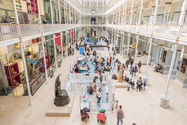 Situated on Edinburgh's Chambers Street, the National Museum of Scotland is the 11th most popular attraction in the UK - and the top free attraction. It rose nine places on the list, with a 199 per cent increase in visitors, leading to a total footfall of 1,973,751.