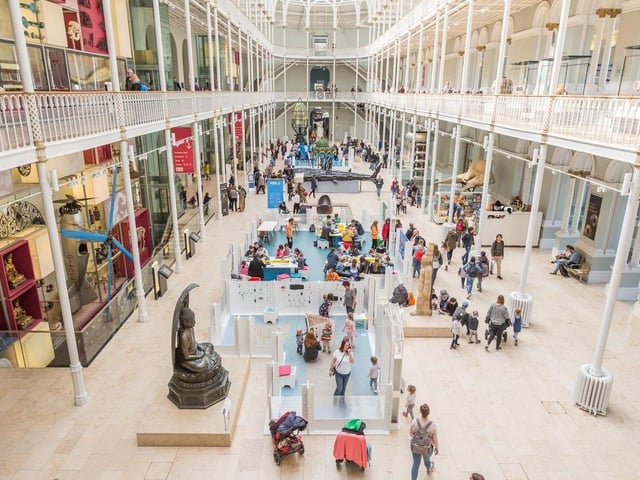 Situated on Edinburgh's Chambers Street, the National Museum of Scotland is the 11th most popular attraction in the UK - and the top free attraction. It rose nine places on the list, with a 199 per cent increase in visitors, leading to a total footfall of 1,973,751.