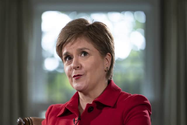 First Minister Nicola Sturgeon. Picture: AP Photo/Jacquelyn Martin