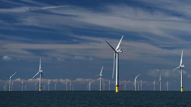 The UK needs medium scale stepping-stone offshore wind projects to put us on the right path to Carbon Net Zero.  (Photo by Mike Hewitt/Getty Images)