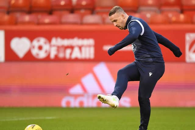 Former Celtic star Leigh Griffiths is training with Livingston. (Photo by Ross MacDonald / SNS Group)