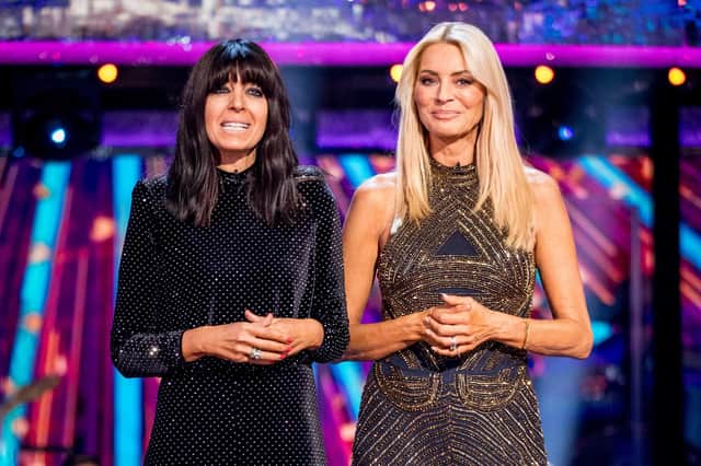 Strictly Come Dancing hosts Claudia Winkleman and Tess Daly. Picture: Guy Levy/BBC
