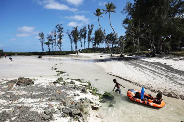 Vanuatu is a tropical paradise but sea level rise and temperature increases are causing increasing problems (Picture: Mario Tama/Getty Images)