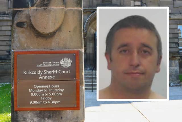 David Graham was sentenced to 27 months in jail at Kirkcaldy Sheriff Court on Tuesday. (Pic: Submitted)