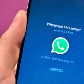 WhatsApp icon on a smartphone. Phone: Nick Ansell/PA Wire