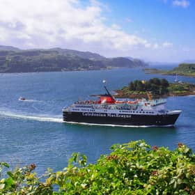Isle of Mull leaving Oban. Picture: CalMac