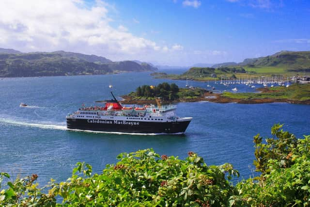 Isle of Mull leaving Oban. Picture: CalMac