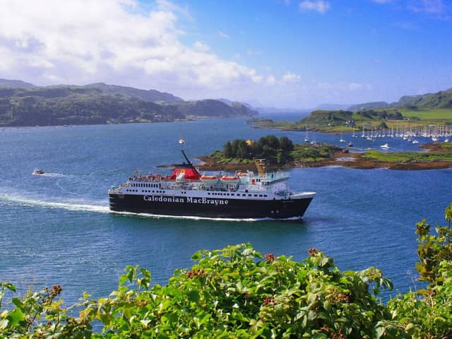 Isle of Mull leaving Oban. Picture: CalMac