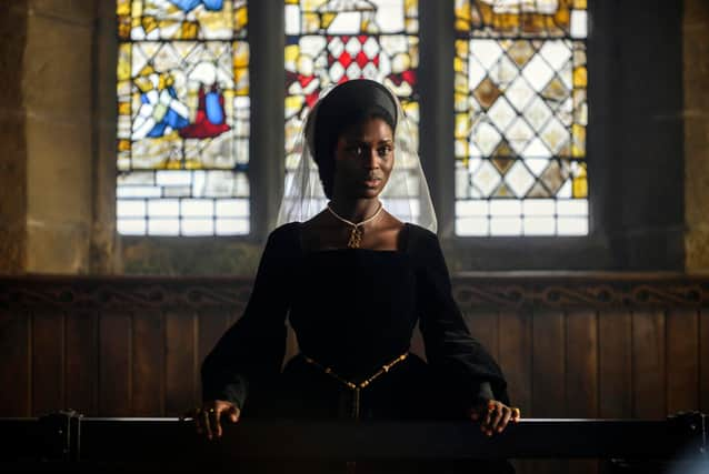 Jodie Turner-Smith stands trial at Anne Boleyn