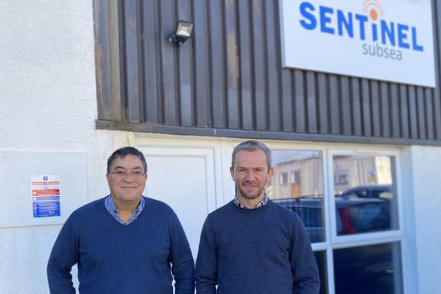 From left: Sentinel Subsea CEO Neil Gordon, and Alba Equity founder and director John Duncan. Picture: contributed.