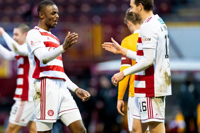 Hakeem Odoffin and Aaron Martin have been excellent for Hamilton Accies. Picture: SNS