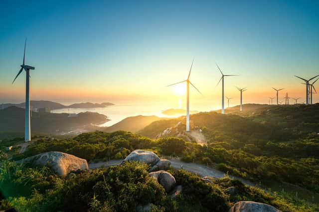 Onshore wind farms are Scotland’s largest energy source, meaning the nation could be a pioneer in leading the transition to renewables, says Mr Giusti. Picture: Getty Images.