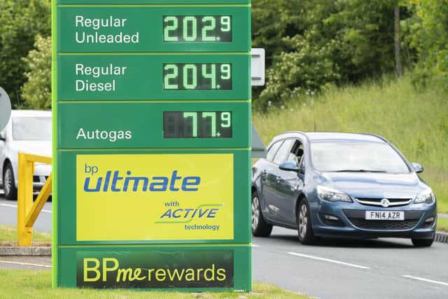 The average cost of a full tank of petrol for a typical 55-litre family car has exceeded £100 for the first time